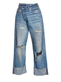 R13 Distressed Crossover Jeans at Saks Fifth Avenue